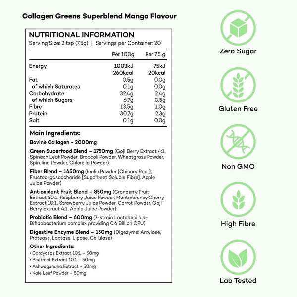 Collagen Greens Superblend + FREE Gifts (Worth $65) photo 3